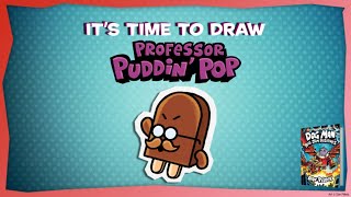 How to Draw Professor Puddin' Pop | Dav Pilkey's Epic Comic Club