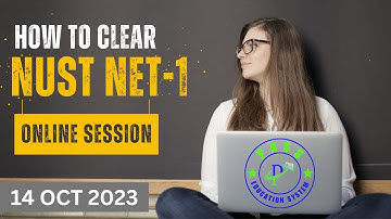 NUST NET 1 Online Preparation I NUST Entry Test Preparation I How to Prepare NET NUST I ECAT 2024