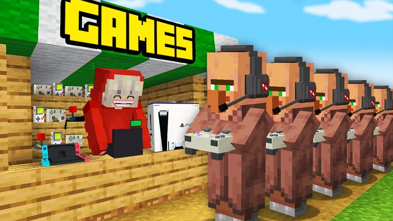 Jag Öppnade en Spelbutik i Minecraft!!