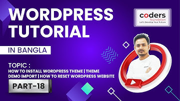 WordPress [#18]  How to Install WordPress theme | Theme Demo Import | How to Reset WordPress Website