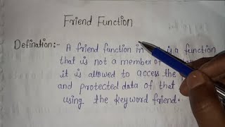 Friend Function in C++ Explained | Easy Concept with Example Code | C++ Tutorial for Beginners Profile