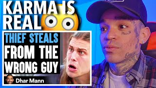 Dhar Mann - Thief STEALS From The WRONG GUY, What Happens Is Shocking [reaction]