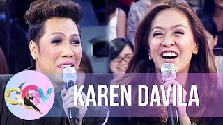 Vice Ganda has a revelation about Karen Davila on her first GGV guesting | GGV