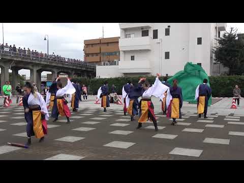 HADANO乱舞「翔」／象の鼻B開港波止場／ 第三回横浜よさこい祭り2018（2日目）