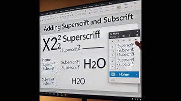 Add Superscript & Subscript in POWERPOINT