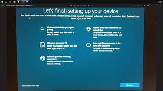 How to stop let's finish setting up your pc window from appearing