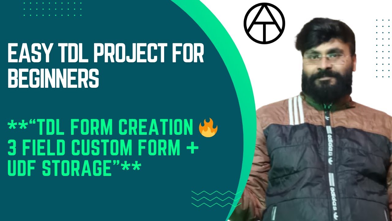 Tally TDL Form Creation – Multiple Field Storage Form Banaye | Create ...