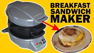 UNBOXING Hamilton Beach Breakfast Burrito Maker Machine 