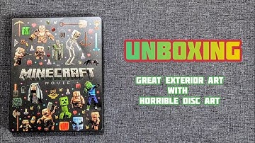 A Minecraft Movie 4K Steelbook Unboxing!