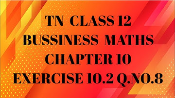 TN 12th business maths chapter 10 operation research exercise 10.2 question number 8