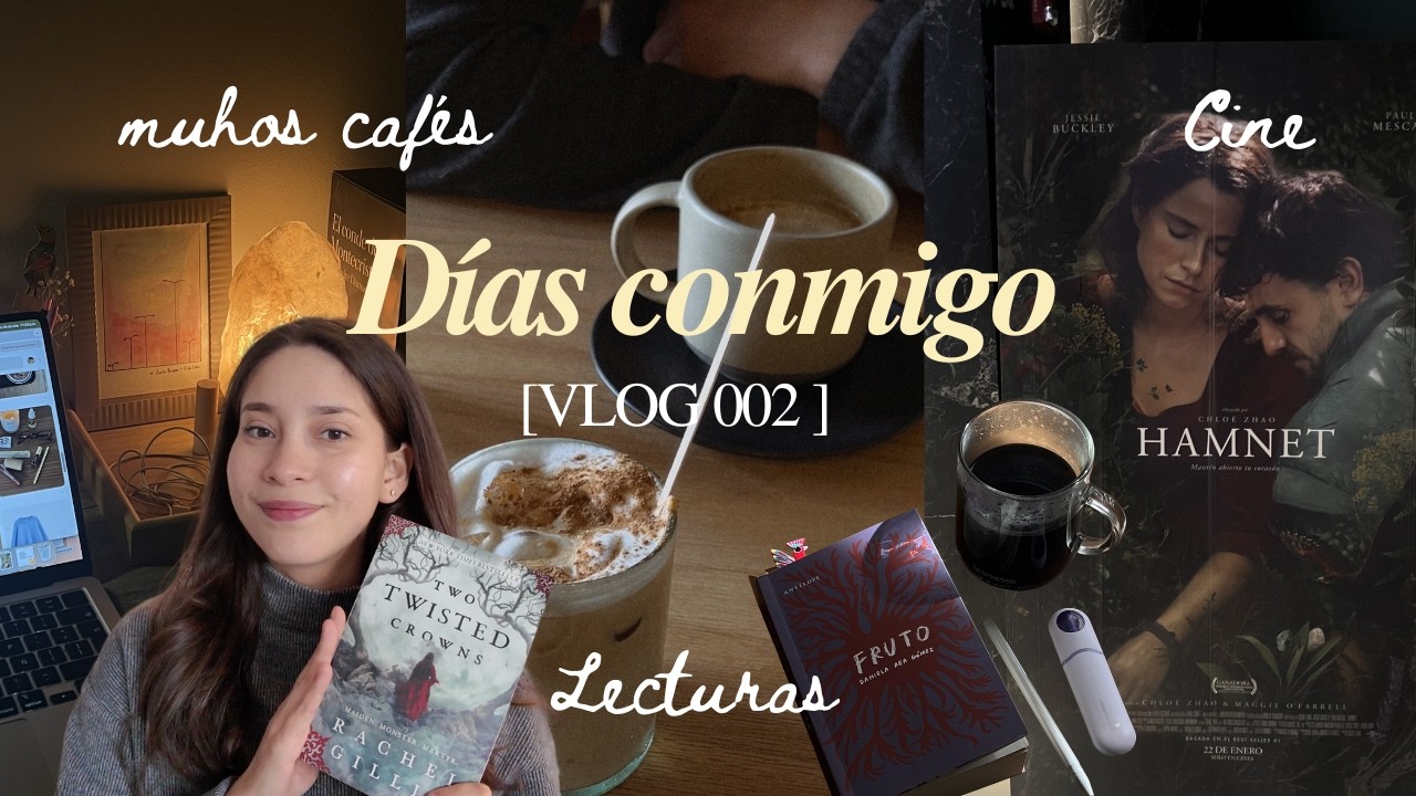 VLOG: Cafés, libros y una noche en el cine 💌