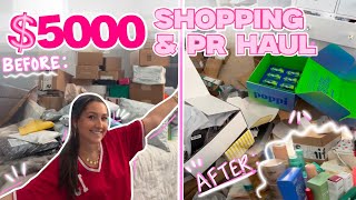 HUGEEE $5000 shopping & PR haul (*clothes, makeup, hair care*)