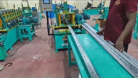 GYPSUM CEILING CHANNEL MANUFACTURING MACHINE,FALSE CEILING CHANNEL. DELIVERY TO NAGPUR BANDU PLASTER