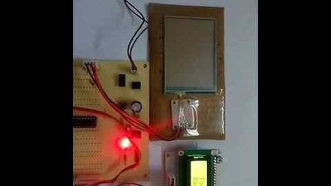 Touch screen based gate/locker Access Control system