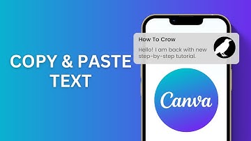 How to Copy & Paste Text on Canva Mobile App