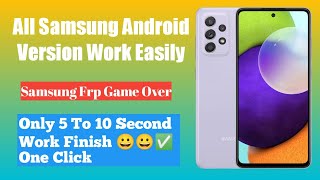 Oh Finally ! Direct FRP Bypass FREE Tool 2022- All Samsung Android 11/12 FRP Unlock Without Alliance