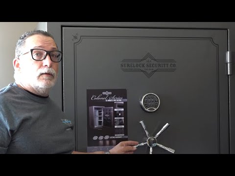 Surelock Security Colonel 35 (Gen 2) Gun Safe unboxing
