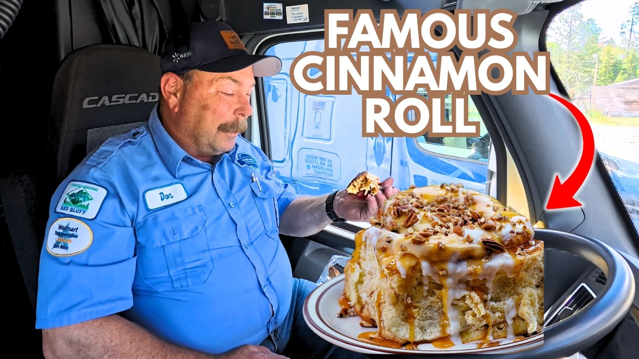 I Drove My Semi to the Best Cinnamon Roll on Earth!