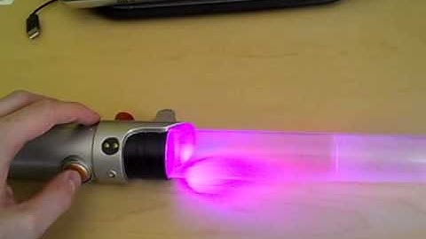 msp430 Lightsaber Project - Demo Video