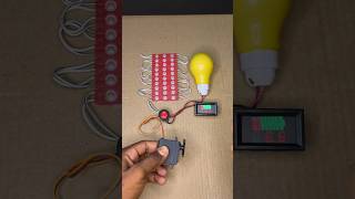 Creating Electricity Using Gear Dynamo Generator &amp; 10 LED strip light on • dc motar #tech #shorts