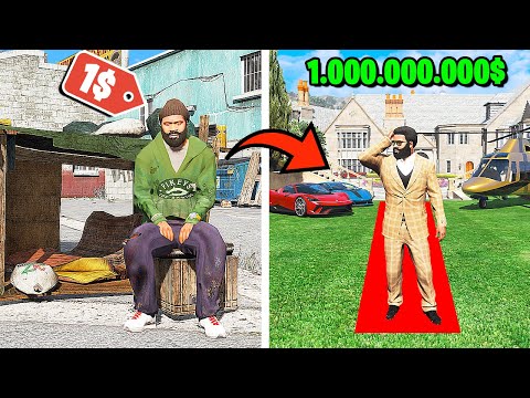 видео: ЖИЗНЬ ЗА 1$ или ЖИЗНЬ ЗА 1.000.000.000$?! - GTA 5 (Моды ГТА 5)