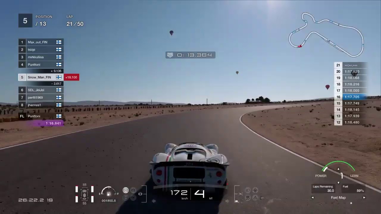 Granturismo sport GTFR Vintage prototype champpionship Round 5