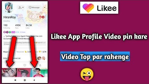 How to Likee new features video pin Karen| Likee aap apane Video top par rakhe | Likee aap Video Vir