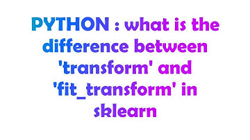 PYTHON : what is the difference between 