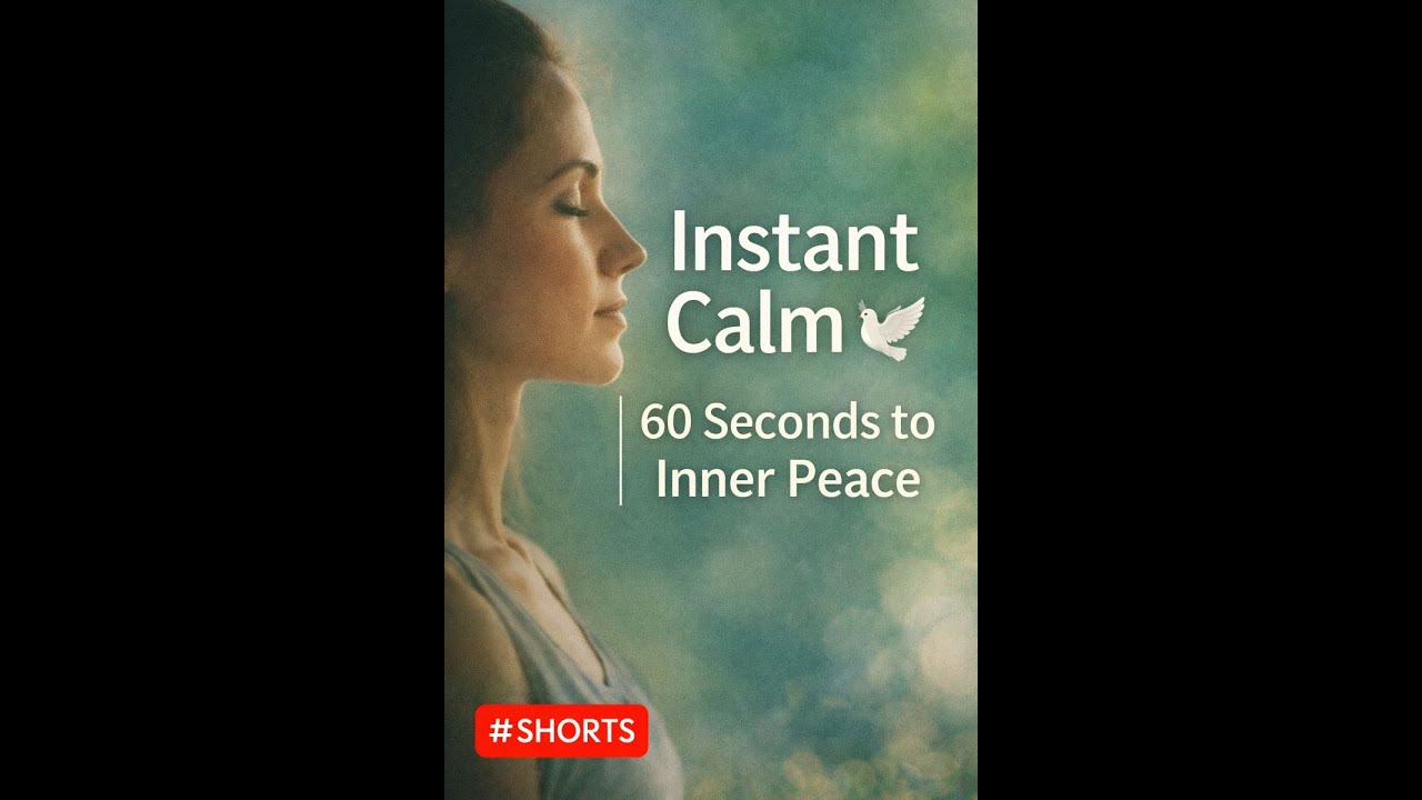 “Instant Calm 🕊️ | 60 Seconds to Inner Peace”