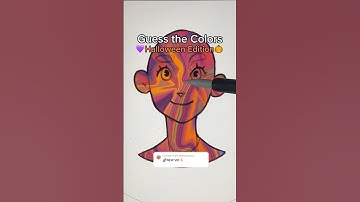 RANDOM Colors TRANSFORM My Drawing Challenge…🌈🎃(Spooky Results) #artchallenge #guessthecolor