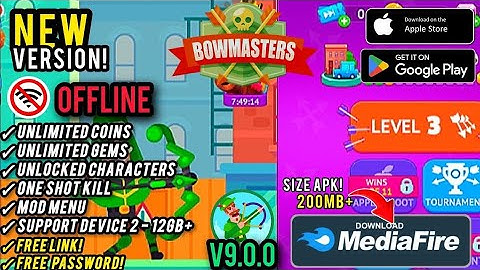 !!NEW VERSION!! | BOWMASTER MOD APK v9.0.0!