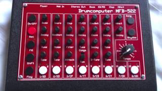 Drumcomputer MFB 522 etude vol.9 20130316