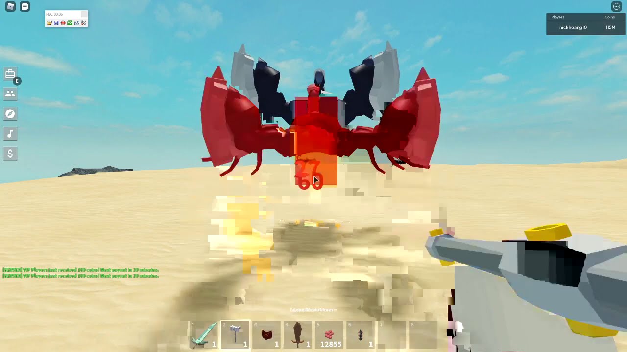 Roblox Islands How To Afk Farm Scorpion With Tiny Task Youtube - how to use tiny task on roblox