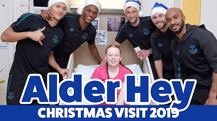 EMOTIONAL + INSPIRING! EVERTON CHRISTMAS VISIT TO ALDER HEY CHILDREN'S HOSPITAL!