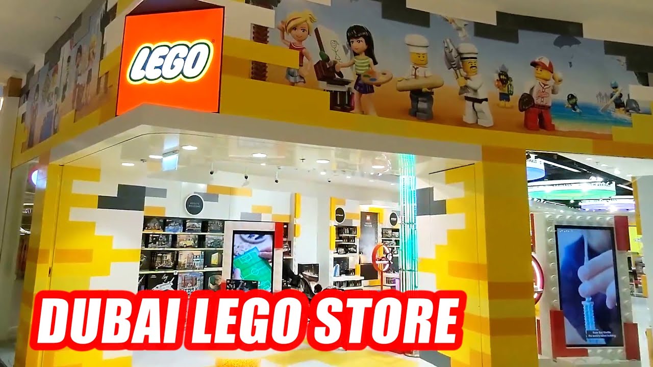 Visiting New LEGO Store with Minifigure Factory in The Dubai Mall!