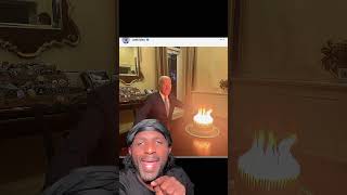 Whose idea was it to put all them candles on #joebiden cake?