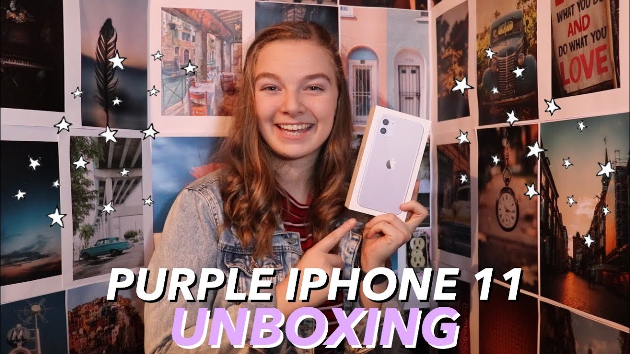 Purple iPhone 11 UNBOXING!