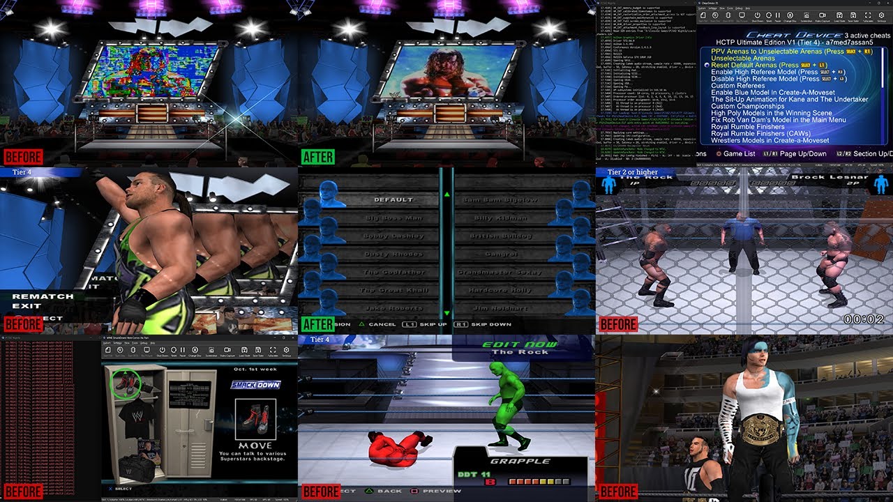 WWE SmackDown! Here Comes The Pain Ultimate Edition V1 – 9 New Fixes & Updated Cheat Codes!