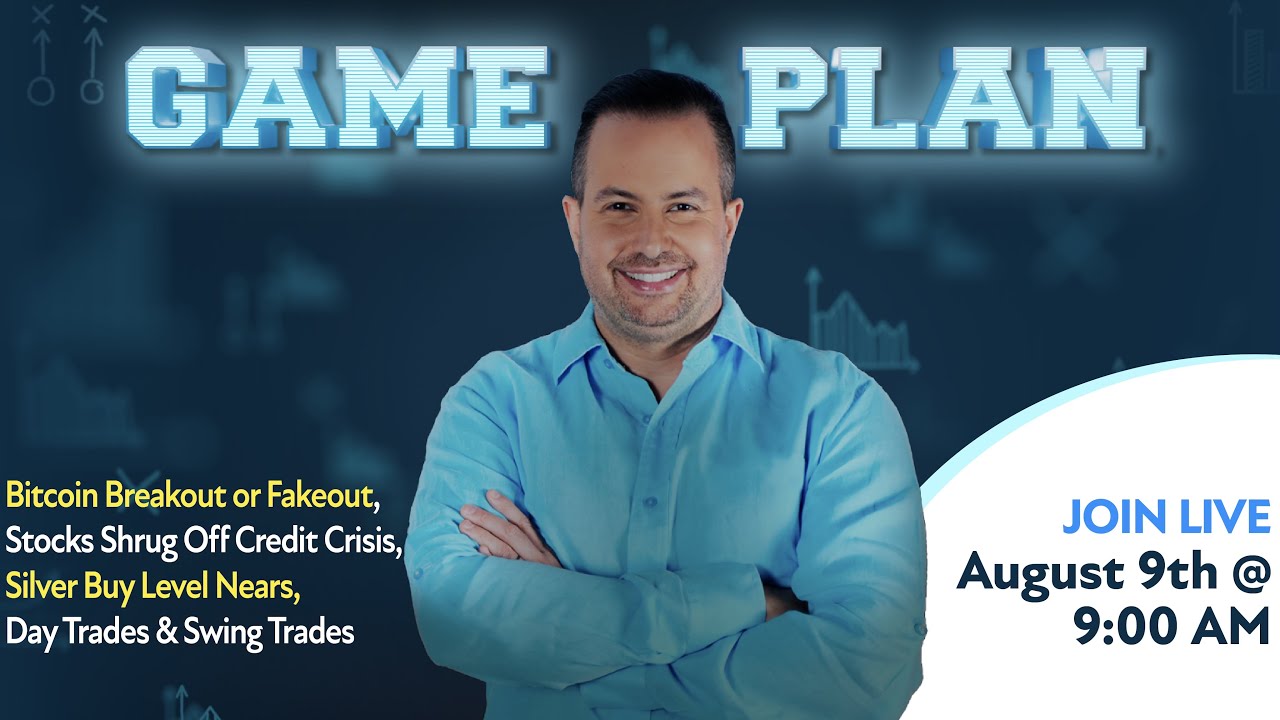 Bitcoin Breakout or Fake out, Stocks Shrug Off Credit Crisis, Silver Buy  Level Nears