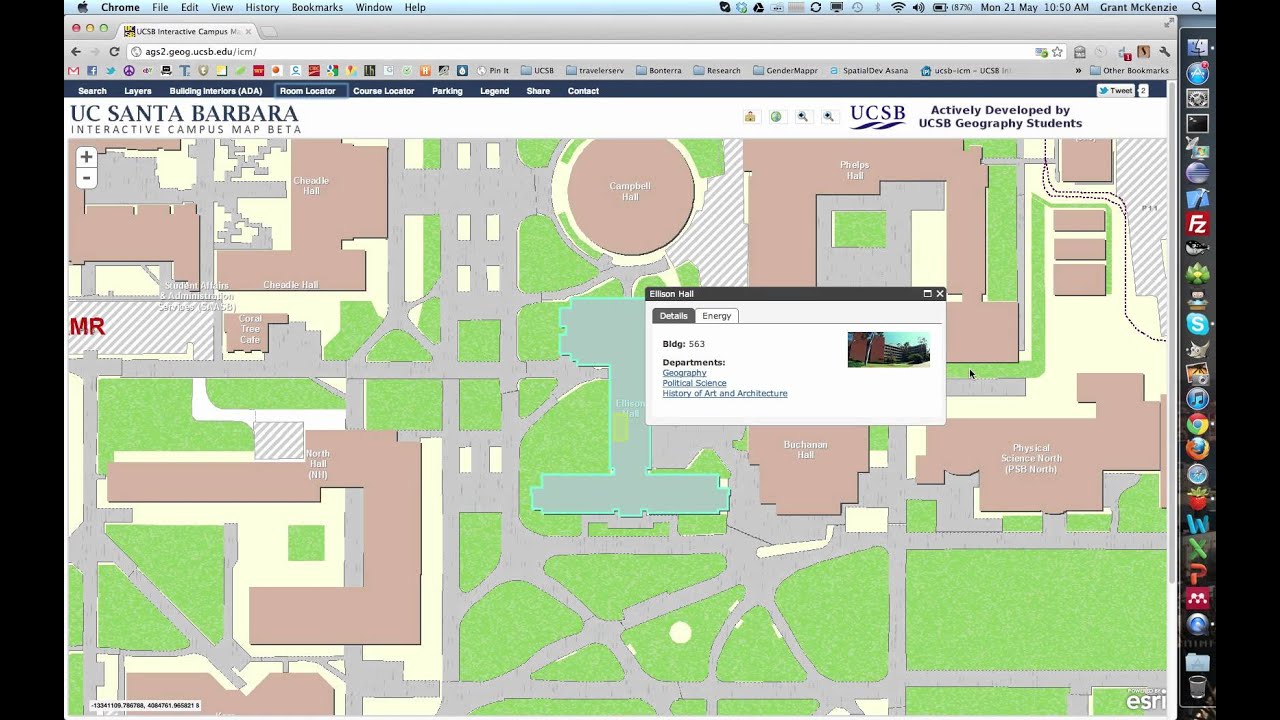 Ucsb Interactive Campus Map Demo Youtube