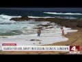 Search suspended for 5-year-old who was swept into ocean