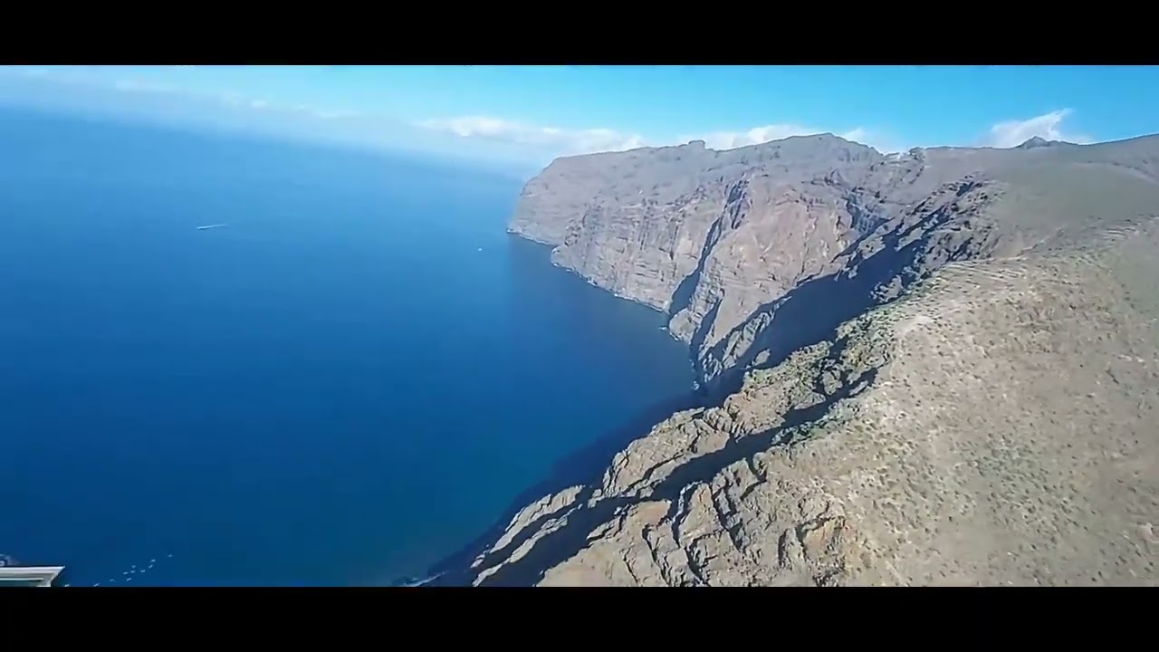 En Helicóptero. Cara Oeste de TF