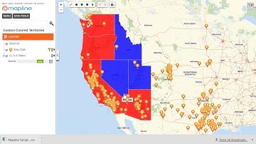 How to Create a Customized Territory Colored Coded Map