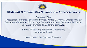 SBAC–AES for the 2025 National and Local Elections