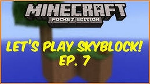 Minecraft Pocket Edition: Custom Map - Skyblock Pyramids - "Ep 7" - Series Ending Soon! (IOS)