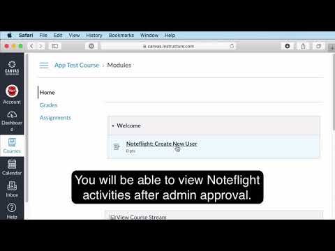 Noteflight Tutorial: Creating a New Canvas User