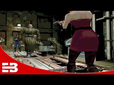 Resident Evil 2 - ADA vs. Mr.X and kiss with Leon