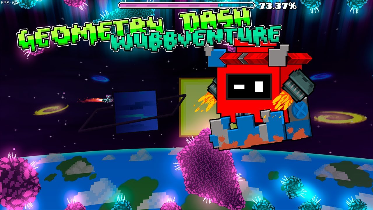 CryptoFunk by Albergraser19 & QuackZzz (Space Gaunlet Entry)| Geometry Dash WubbVenture [2.207]