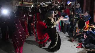 दसै औंला जोडौला || Dasai aula jodaula hit song at sanahi || Pokharidhara Naumati baja Burtibang