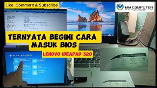 Cara Masuk BIOS pada Laptop Lenovo Ideapad 320 Series